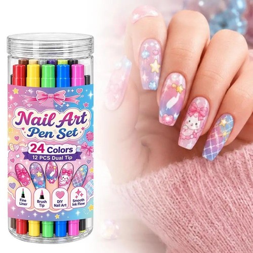 Colors dual ended nail art - colors,