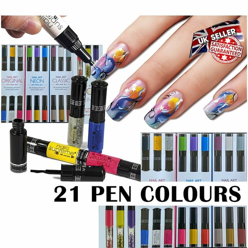 Nail art pens set - nail,