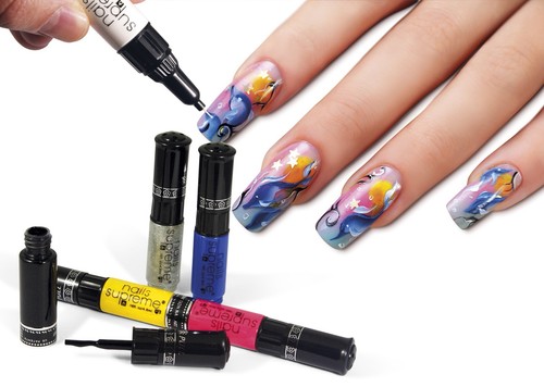 Nail art original piece pen - nail,