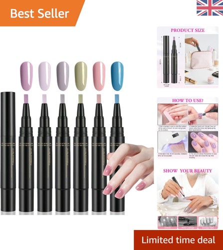 6pcs gel nail - 6pcs,