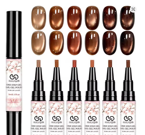 6pcs polishey nail - polish, pens
