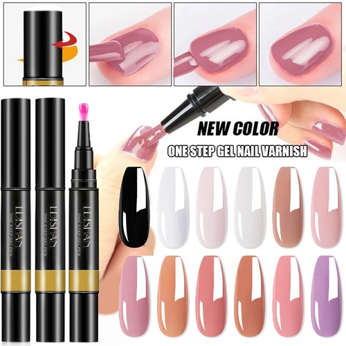 Gel polish nail pen - pen, step