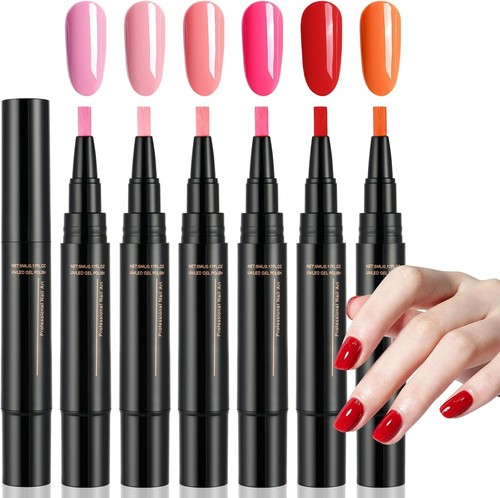 6pcs gel nail - 6pcs,