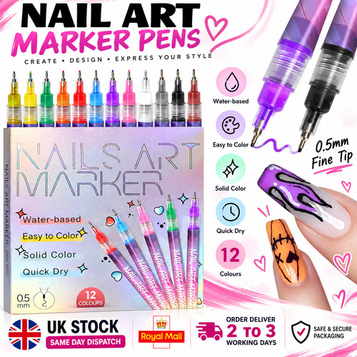 Nail art marker - nail, precision