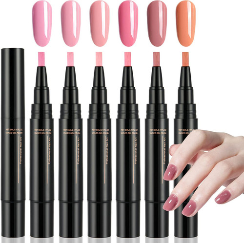 6pcs gel nail polish - nail,
