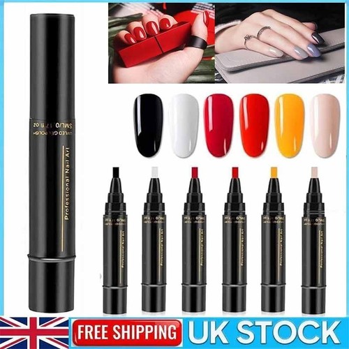 6pcs polishey nail - 6pcs, pens